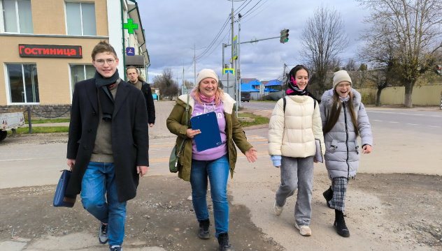 Во время прогулки по городу